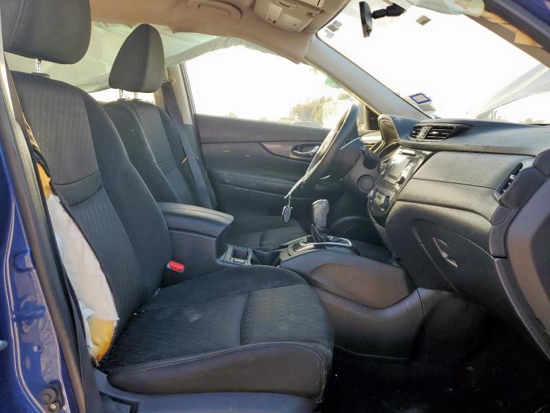 KNMAT2MV9HP606445 - 2017 NISSAN ROGUE S BLUE photo 7