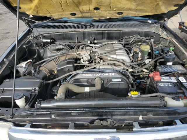 4TAWN72N9XZ569511 - 1999 TOYOTA TACOMA XTRACAB BLACK photo 11