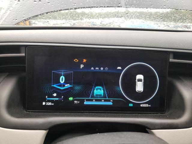 KM8JFCA19NU069535 - 2022 HYUNDAI TUCSON SEL CONVENIENCE Mavi fotoğraf 9