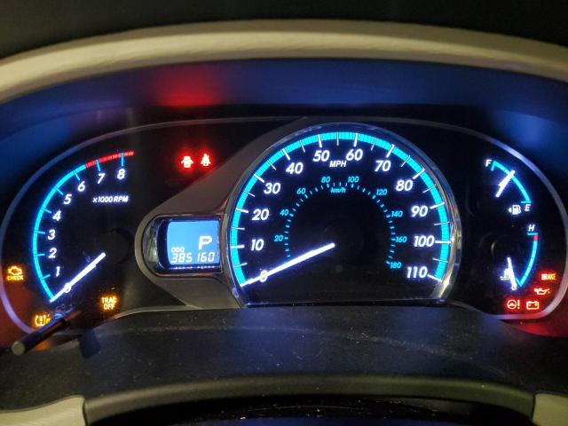 5TDYK3DCXDS294805 - 2013 TOYOTA SIENNA XLE ვერცხლისფერი ფოტო 9