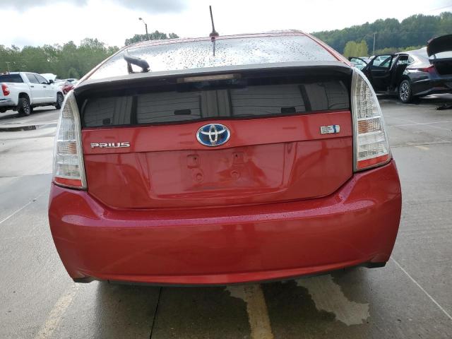 JTDKN3DU7B0311033 - 2011 TOYOTA PRIUS RED photo 6