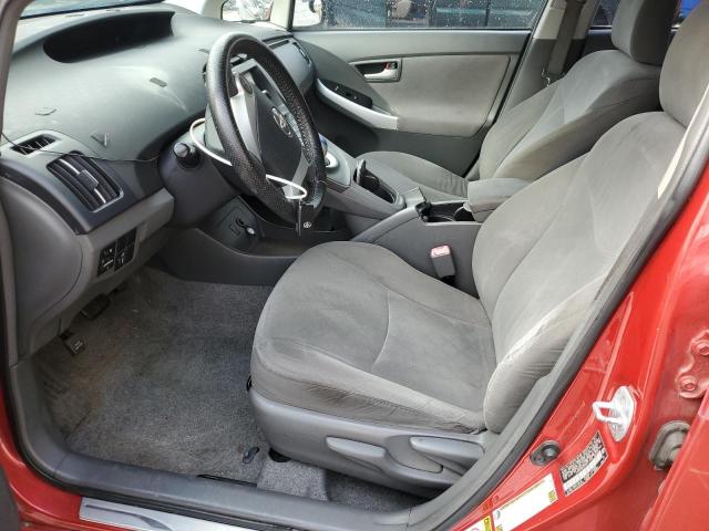 JTDKN3DU7B0311033 - 2011 TOYOTA PRIUS RED photo 7