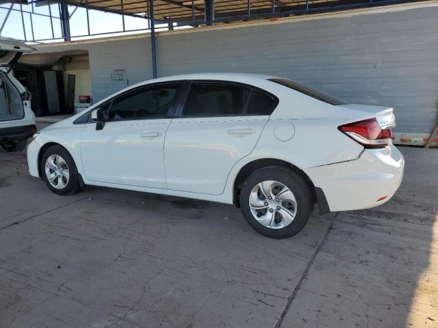 19XFB2F54FE115672 - 2015 HONDA CIVIC LX WHITE photo 2