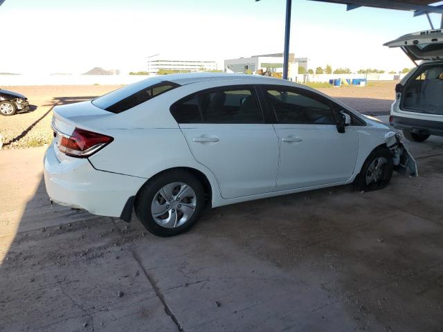 19XFB2F54FE115672 - 2015 HONDA CIVIC LX WHITE photo 3