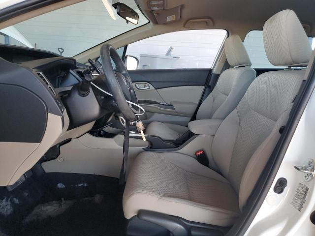19XFB2F54FE115672 - 2015 HONDA CIVIC LX WHITE photo 7