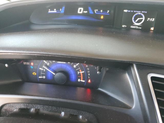 19XFB2F54FE115672 - 2015 HONDA CIVIC LX WHITE photo 9