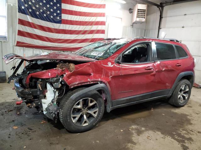 1C4PJMBSXEW232014 - 2014 JEEP CHEROKEE TRAILHAWK RED photo 1