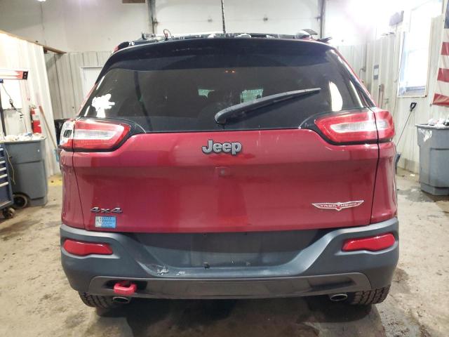 1C4PJMBSXEW232014 - 2014 JEEP CHEROKEE TRAILHAWK RED photo 6