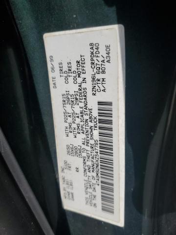 4TASM92N6XZ547785 - 1999 TOYOTA TACOMA XTRACAB PRERUNNER GREEN photo 12