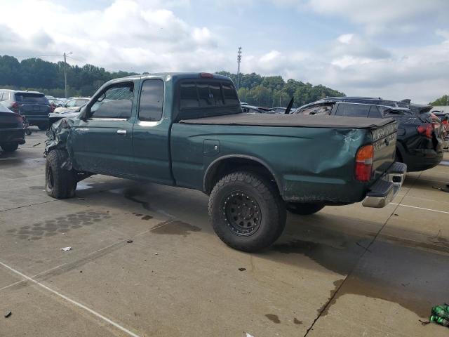 4TASM92N6XZ547785 - 1999 TOYOTA TACOMA XTRACAB PRERUNNER GREEN photo 2