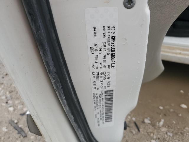 2C4RC1BG6DR630793 - 2013 CHRYSLER TOWN & COU TOURING 白色 照片 12