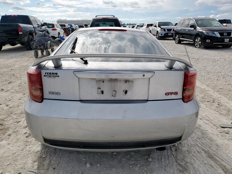 JTDDY32T540072398 - 2004 TOYOTA CELICA GT-S ვერცხლისფერი ფოტო 6