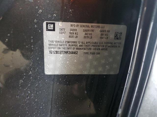 1G1ZB5ST7HF244462 - 2017 CHEVROLET MALIBU LS Boz foto 12