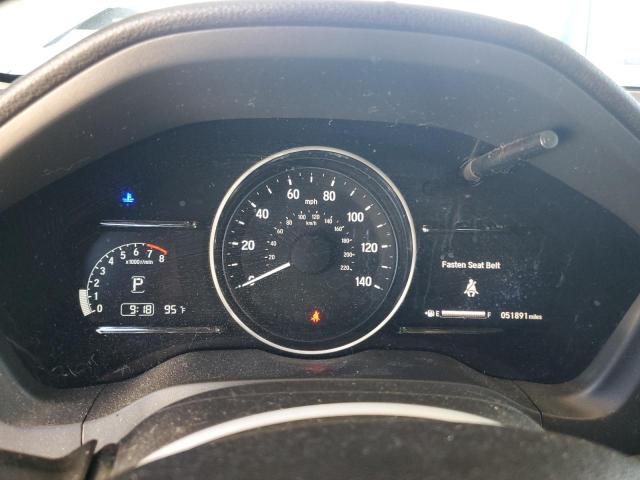 3CZRU5H52KM708625 - 2019 HONDA HR-V EX ვერცხლისფერი ფოტო 9