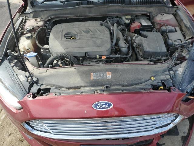 3FA6P0HD8ER128920 - 2014 FORD FUSION SE RED photo 11