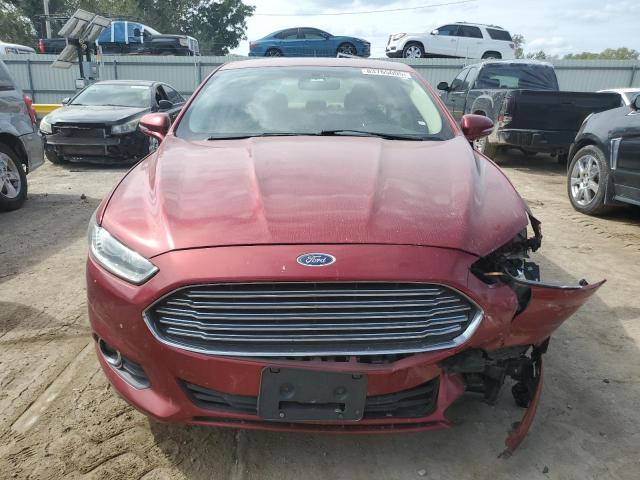 3FA6P0HD8ER128920 - 2014 FORD FUSION SE RED photo 5