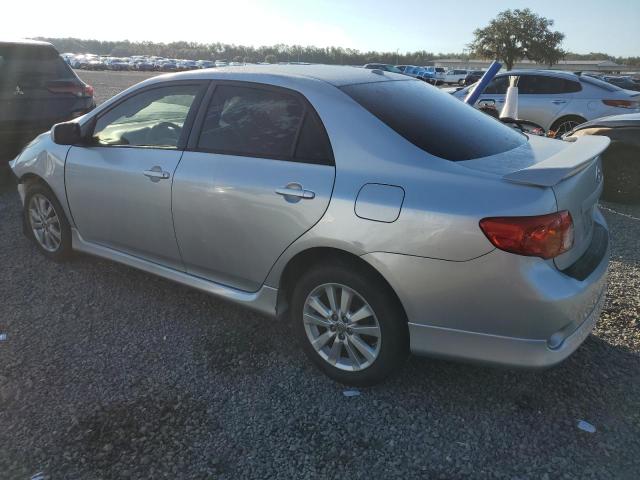 1NXBU40E69Z151300 - 2009 TOYOTA COROLLA BASE SILVER photo 2