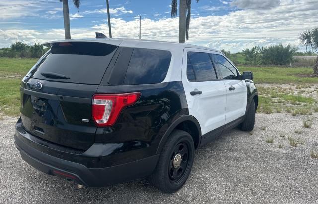 1FM5K8AR6GGB13461 - 2016 FORD EXPLORER POLICE INTERCEPTOR Czarny zdjęcie 4