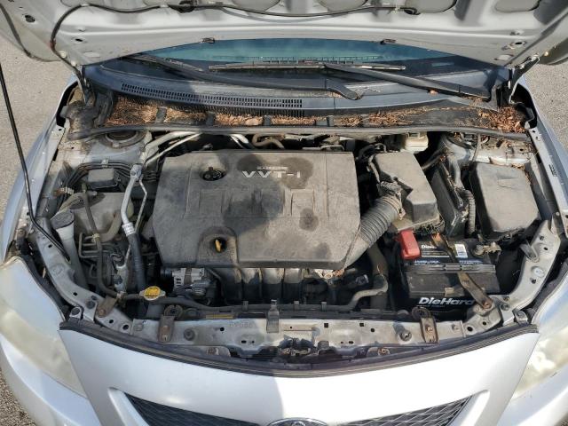 2T1BU4EE7AC270990 - 2010 TOYOTA COROLLA BASE ვერცხლისფერი ფოტო 11