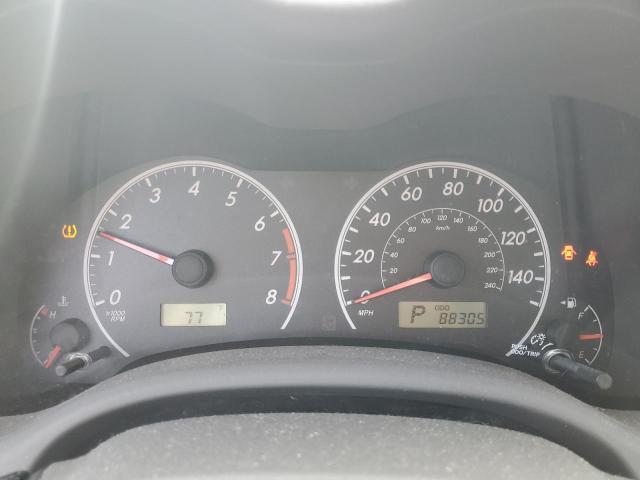 2T1BU4EE7AC270990 - 2010 TOYOTA COROLLA BASE ვერცხლისფერი ფოტო 9