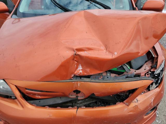 2T1BU4EE2DC080633 - 2013 TOYOTA COROLLA BASE Narıncı foto 11