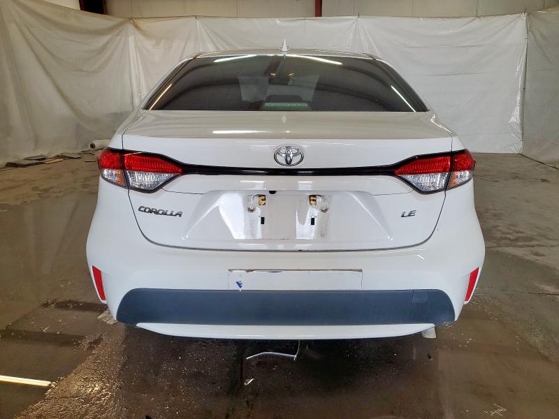 JTDEPRAE4LJ107342 - 2020 TOYOTA COROLLA LE თეთრი ფოტო 6