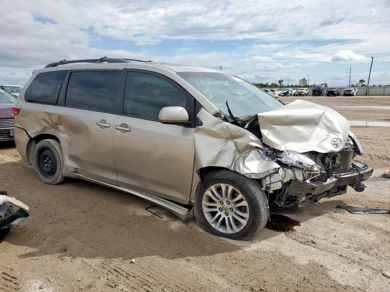 5TDYK3DC7FS643776 - 2015 TOYOTA SIENNA XLE 金色 照片 4