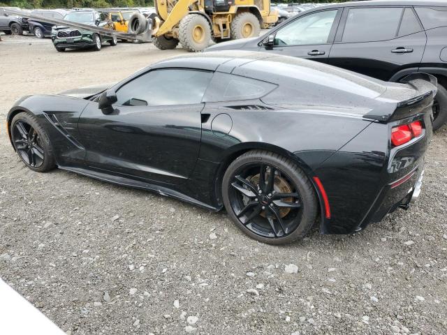 1G1YA2D72J5101265 - 2018 CHEVROLET CORVETTE STINGRAY 1LT BLACK photo 2