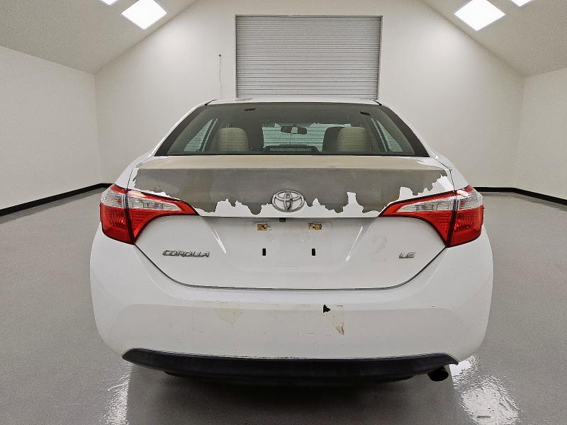 5YFBURHE4GP455368 - 2016 TOYOTA COROLLA L WHITE photo 6