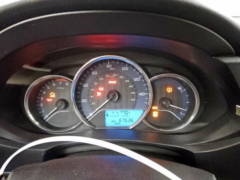 5YFBURHE4GP455368 - 2016 TOYOTA COROLLA L WHITE photo 9