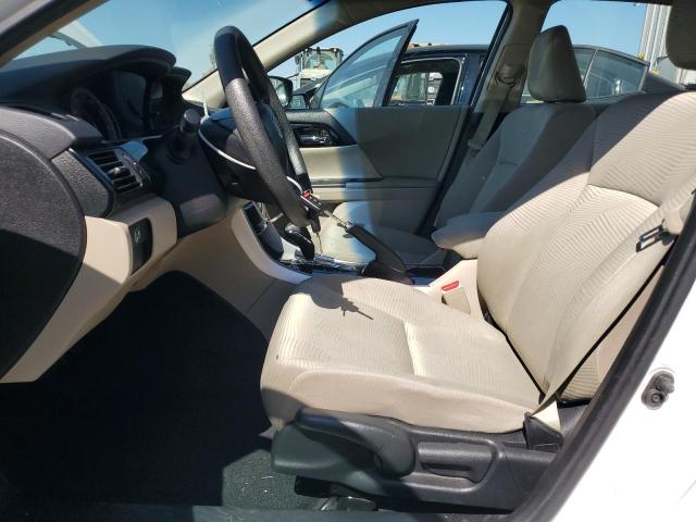 1HGCR2F39GA041121 - 2016 HONDA ACCORD LX WHITE photo 7