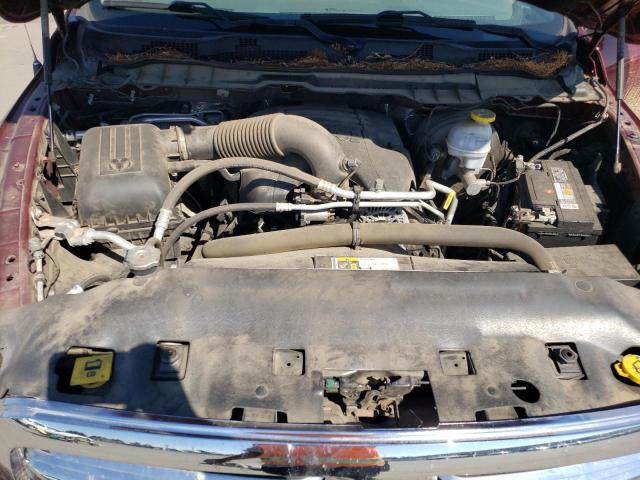 3C6RR7LT8HG533594 - 2017 RAM 1500 SLT أحمر صورة 11