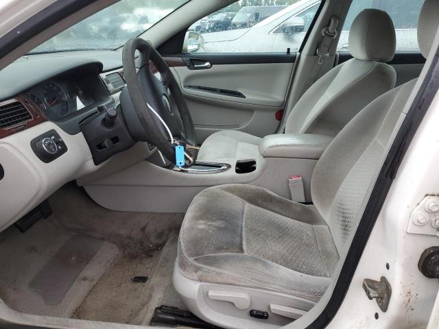 2G1WT57N691169921 - 2009 CHEVROLET IMPALA 1LT Білий фото 7