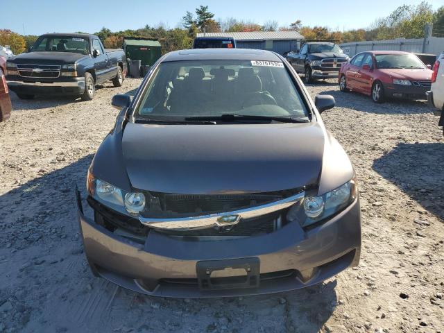 1HGFA16859L009879 - 2009 HONDA CIVIC EX GRAY photo 5