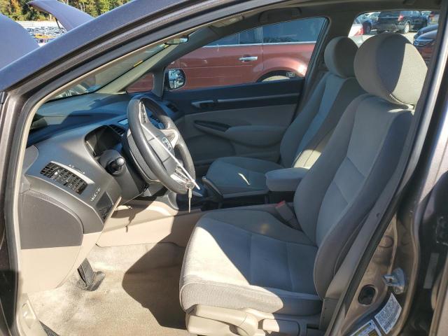 1HGFA16859L009879 - 2009 HONDA CIVIC EX GRAY photo 7