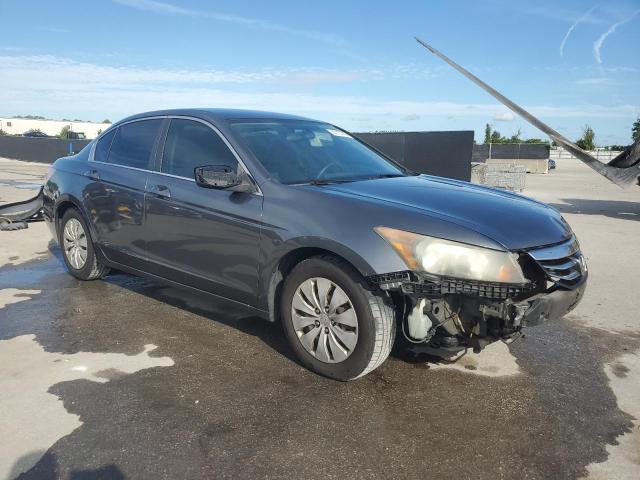 1HGCP2F37CA215526 - 2012 HONDA ACCORD LX GRAY photo 4