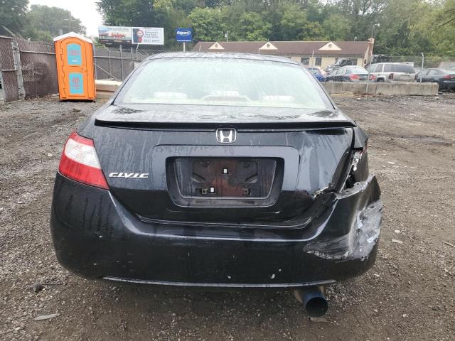2HGFG12886H553273 - 2006 HONDA CIVIC EX BLACK photo 6