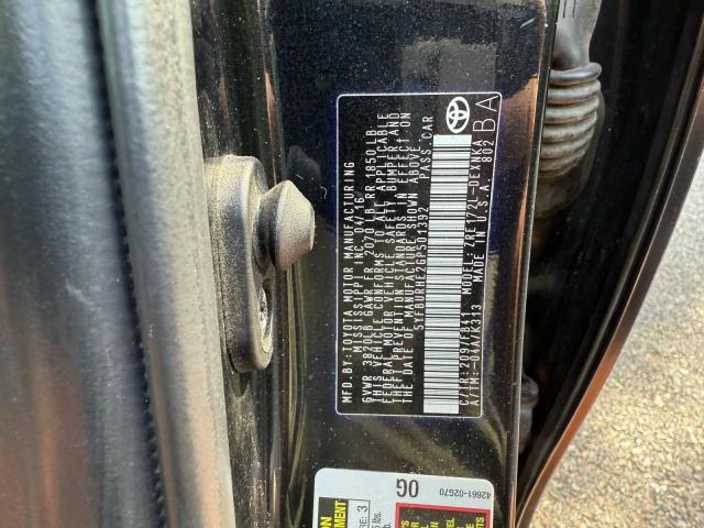 5YFBURHE2GP501392 - 2016 TOYOTA COROLLA L BLACK photo 10