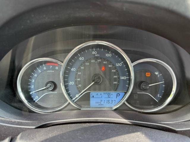 5YFBURHE2GP501392 - 2016 TOYOTA COROLLA L BLACK photo 8