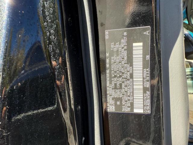 5TBDT44166S526330 - 2006 TOYOTA TUNDRA DOUBLE CAB SR5 BLACK photo 10