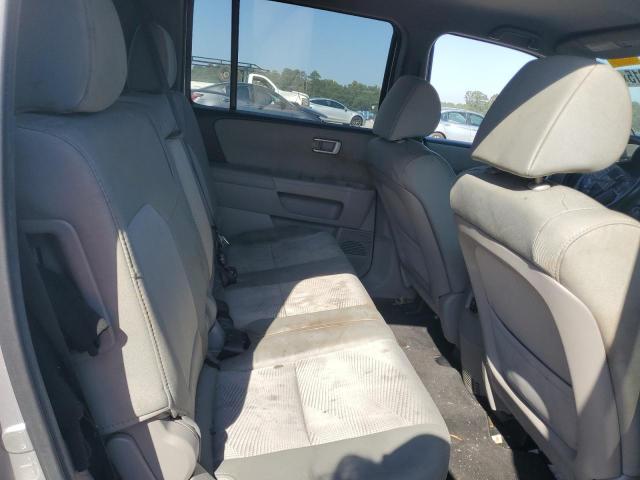 5FNYF3H22DB012568 - 2013 HONDA PILOT LX ვერცხლისფერი ფოტო 11