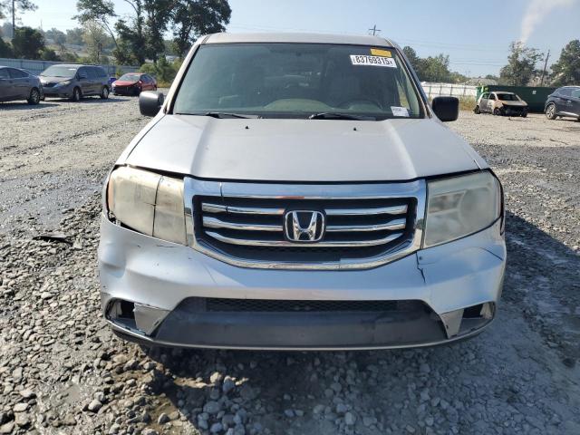 5FNYF3H22DB012568 - 2013 HONDA PILOT LX ვერცხლისფერი ფოტო 5