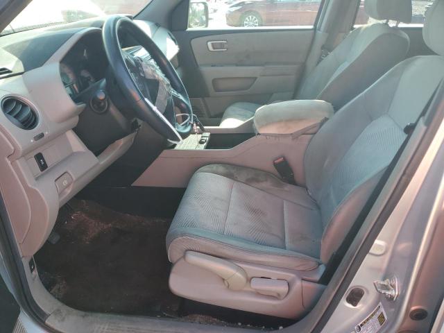 5FNYF3H22DB012568 - 2013 HONDA PILOT LX ვერცხლისფერი ფოტო 7