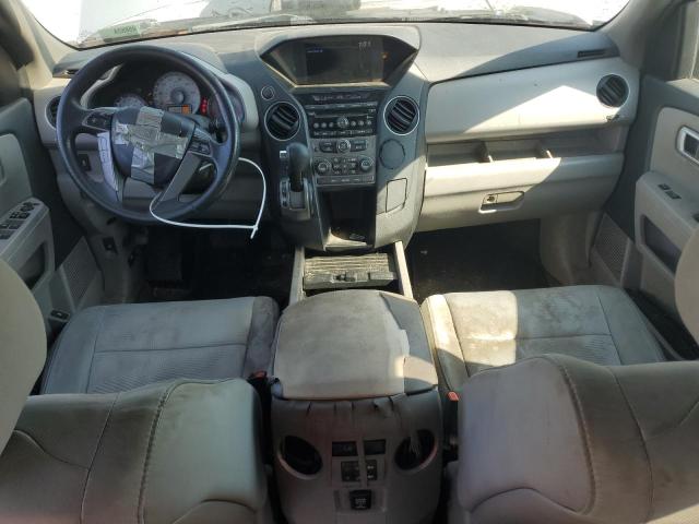 5FNYF3H22DB012568 - 2013 HONDA PILOT LX ვერცხლისფერი ფოტო 8
