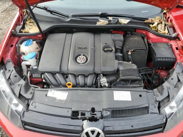 WVWDB7AJXDW119267 - 2013 VOLKSWAGEN GOLF წითელი ფოტო 11