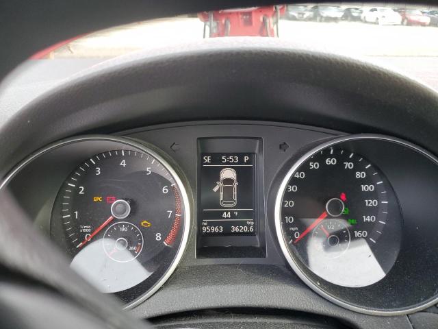 WVWDB7AJXDW119267 - 2013 VOLKSWAGEN GOLF წითელი ფოტო 9