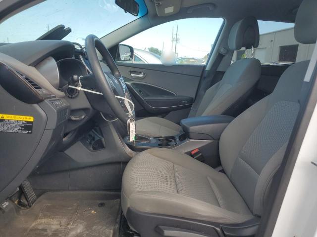 5NMZTDLB9JH060718 - 2018 HYUNDAI SANTA FE S WHITE photo 7