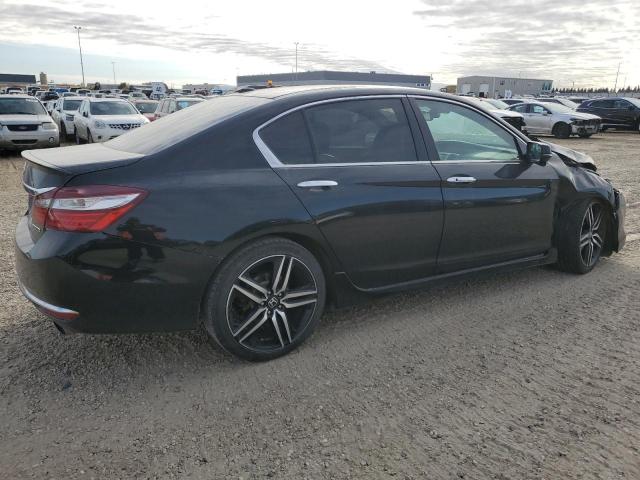 1HGCR2F00GA805220 - 2016 HONDA ACCORD EX შავი ფოტო 3