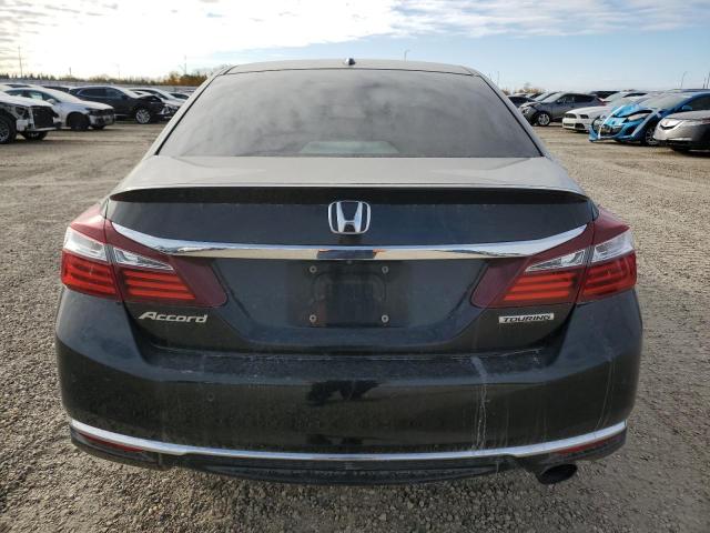1HGCR2F00GA805220 - 2016 HONDA ACCORD EX შავი ფოტო 6