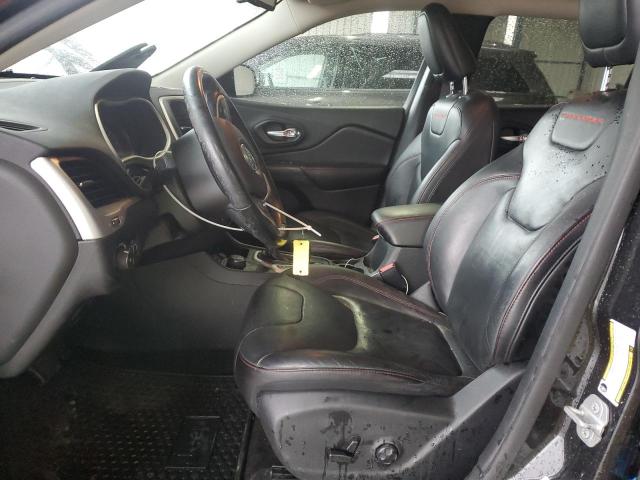 1C4PJMBSXFW742459 - 2015 JEEP CHEROKEE TRAILHAWK BLACK photo 7